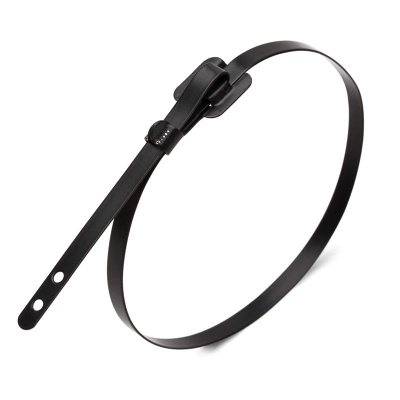 Стяжка стальная Fortisflex СКБ-П (316) 9.6x350 с полимерным покрытием