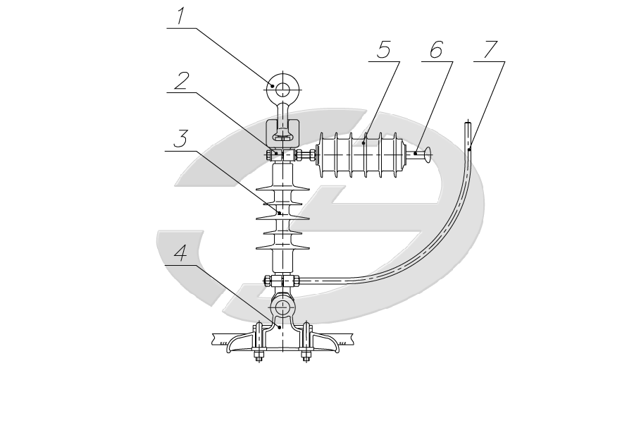 Устройство защиты от перенапряжений УЗПН-6-ЛК 