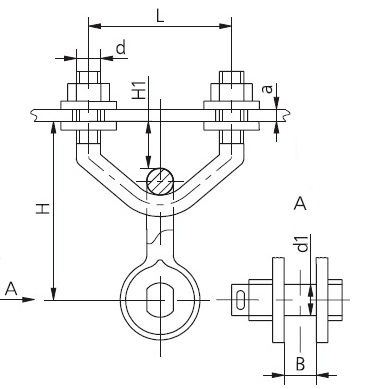Узел крепления КГП-7-2В