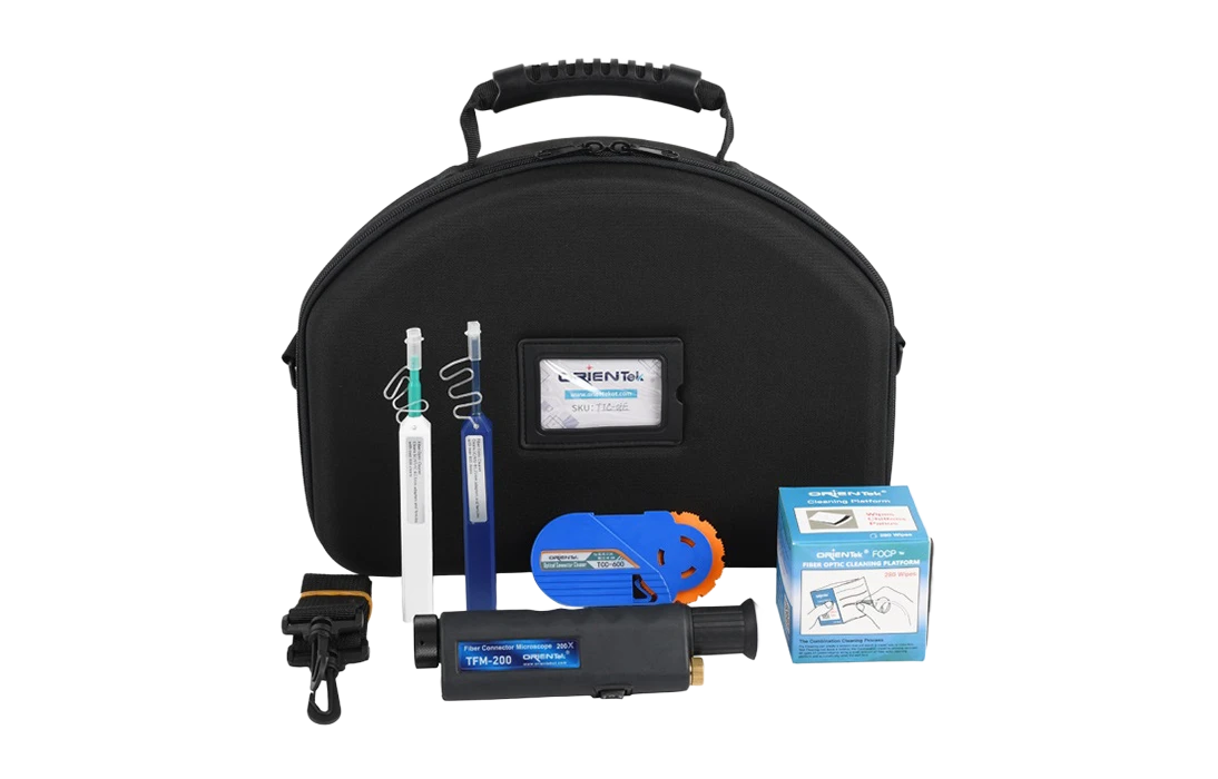 Набор ССД для очистки и контроля адаптеров и коннекторов ВОЛС с микроскопом TIC-05E